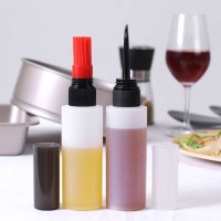 120ml Oil Bottle with Silicone Brush for Barbecue and Kitchen