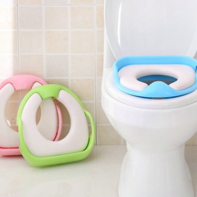 Baby Potty Trainer Children  Soft Potty Seat potty training seat toilet With Handles